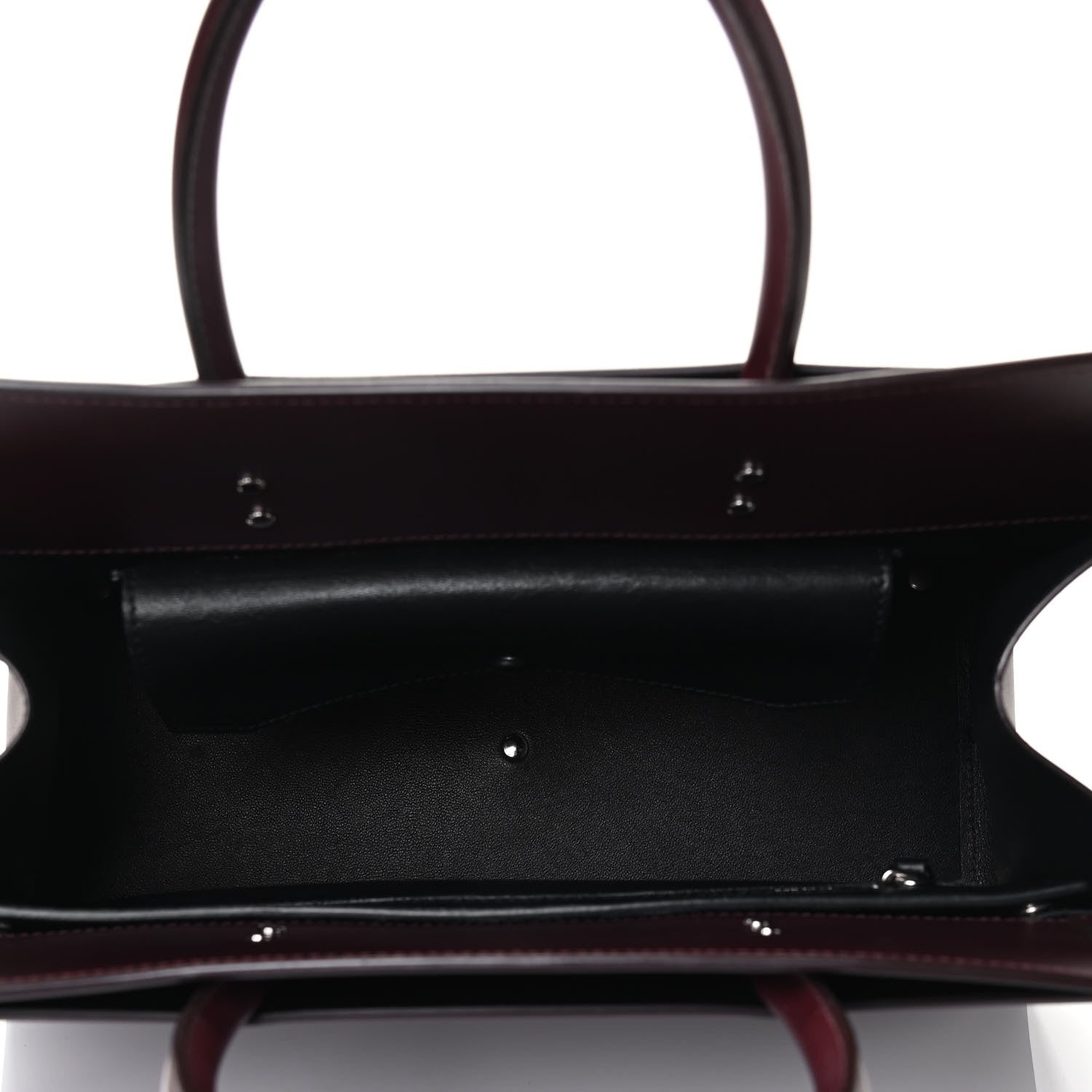 Givenchy Smooth Calfskin Medium Horizon Satchel Oxblood 4 of 4