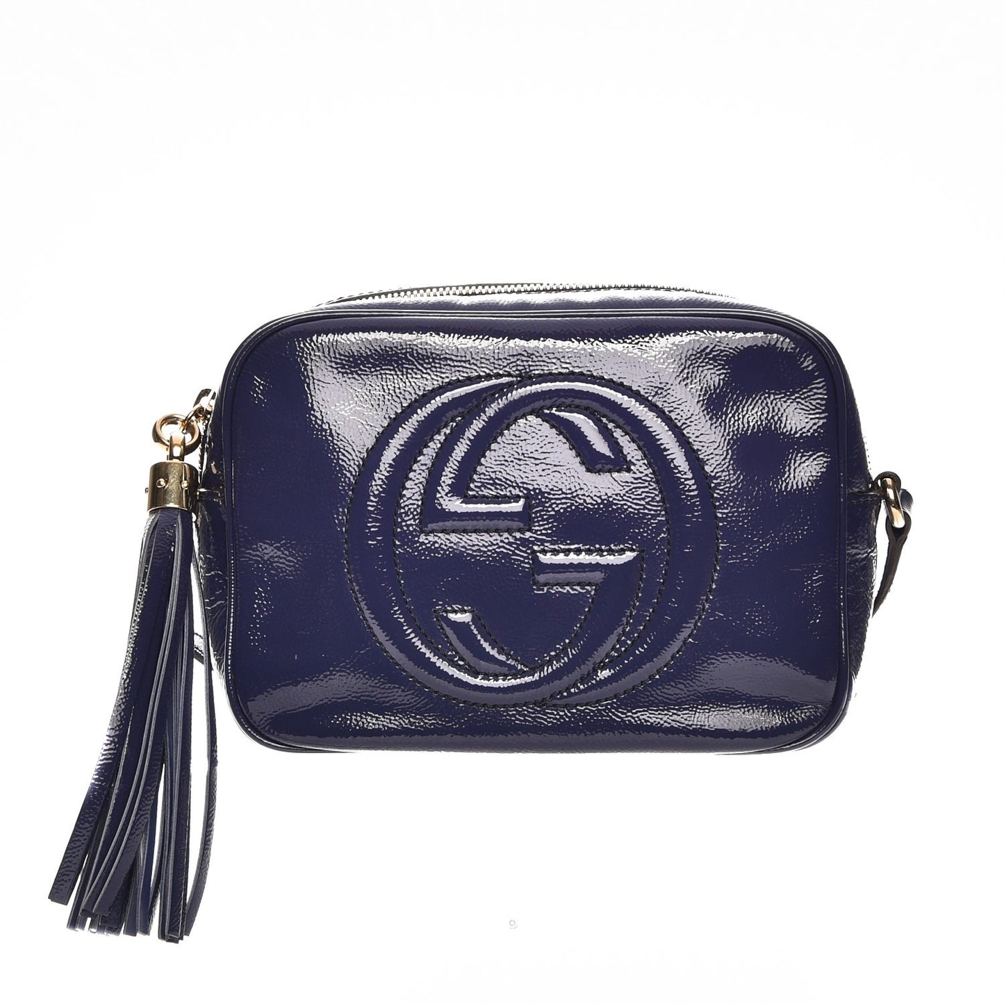 Vernice Naplack Small Soho Disco Bag Uniform Blue