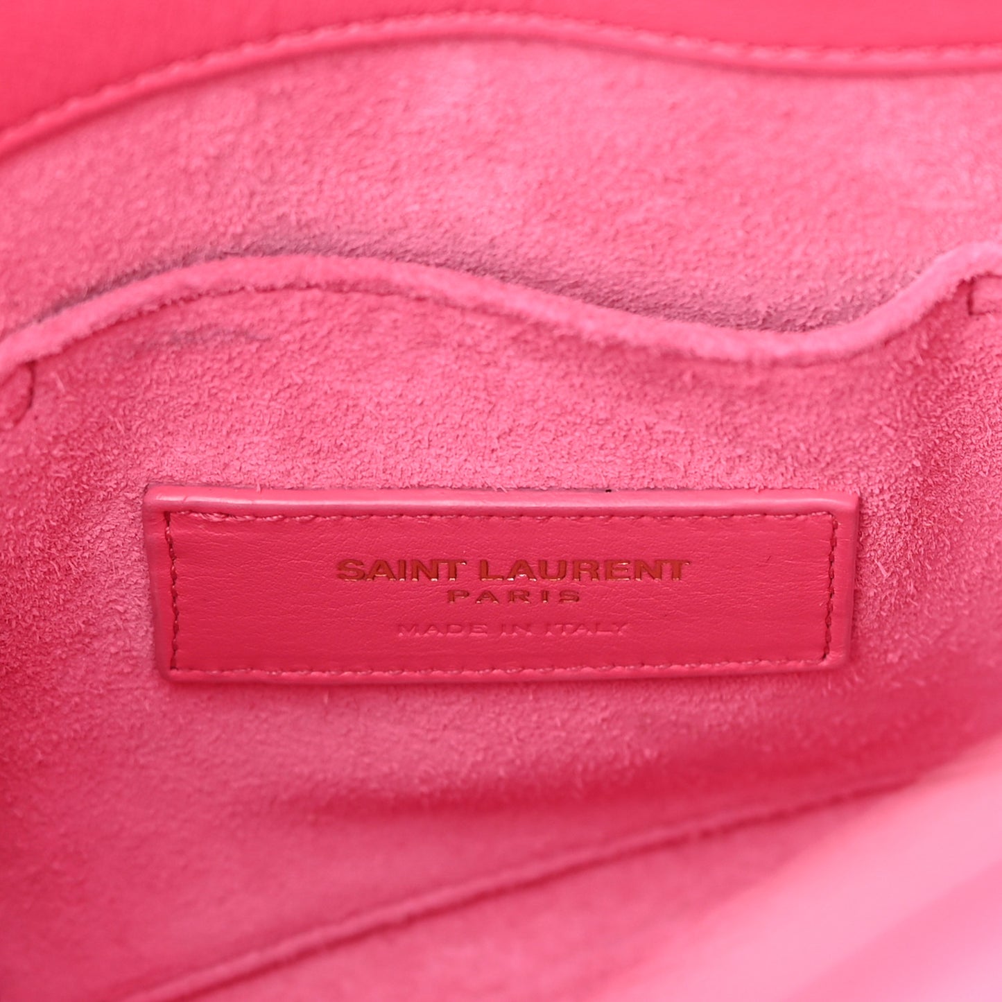 Calfskin Sac De Jour Nano Lipstick Fuchsia