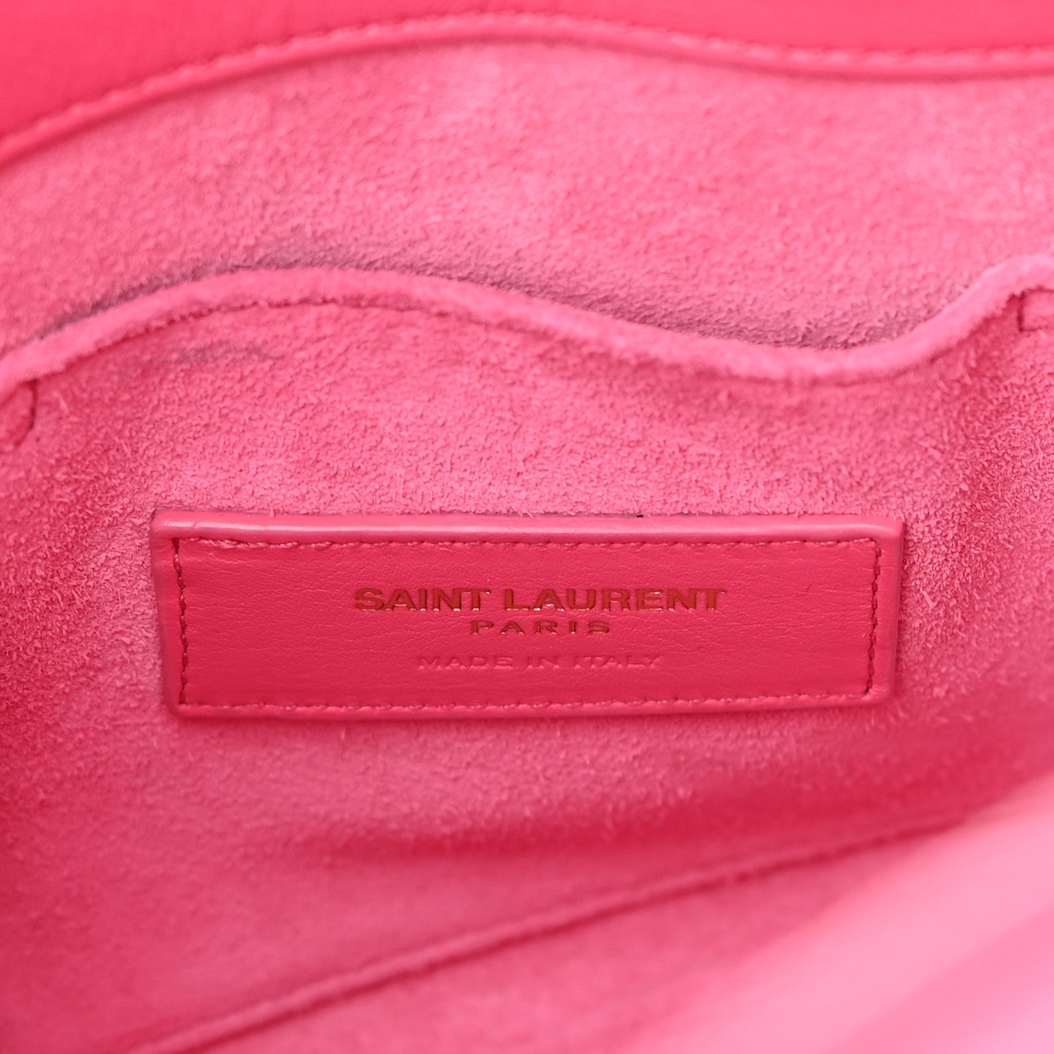 Saint Laurent Calfskin Sac De Jour Nano Lipstick Fuchsia 6 of 15