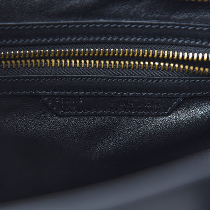 Celine Drummed Calfskin Bi-Color Micro Luggage 8 of 10