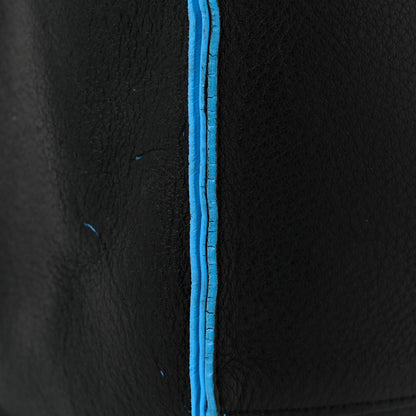 Balenciaga Veau Baltimore Double Sided Small Everyday Tote Bleu Turquoise Black 21 of 21