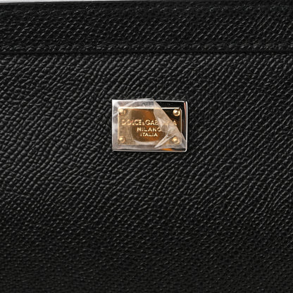 Dolce & Gabbana Dauphine Medium DG Family Patch Miss Sicily Satchel Black 8 of 9