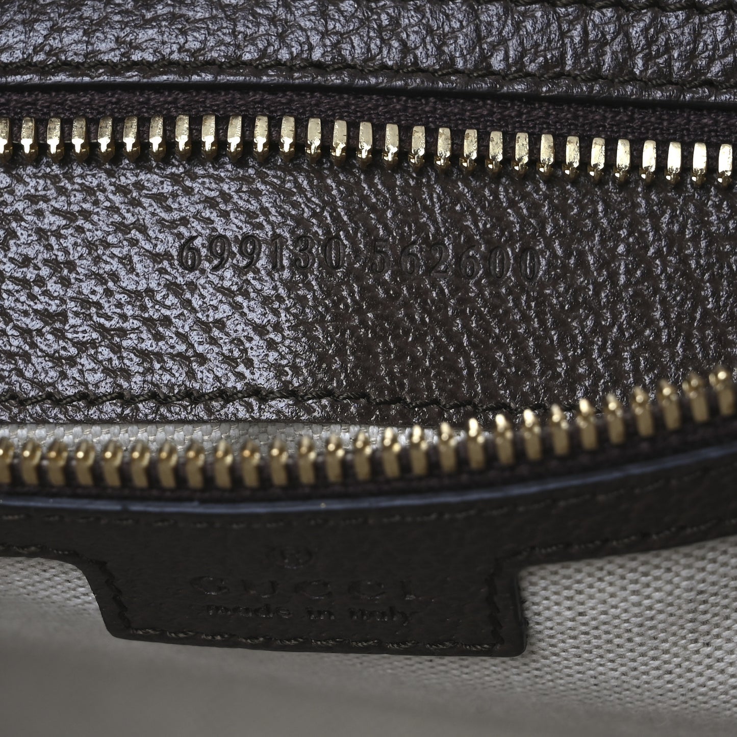 Monogram Jumbo GG Textured Dollar Calfskin Web Wristlet Messenger Bag Camel Ebony New Acero