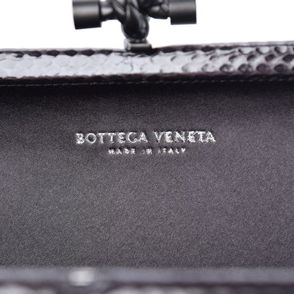 Bottega Veneta Satin Intreccio Impero Ayers Stretch Knot Clutch Quetsche 8 of 9