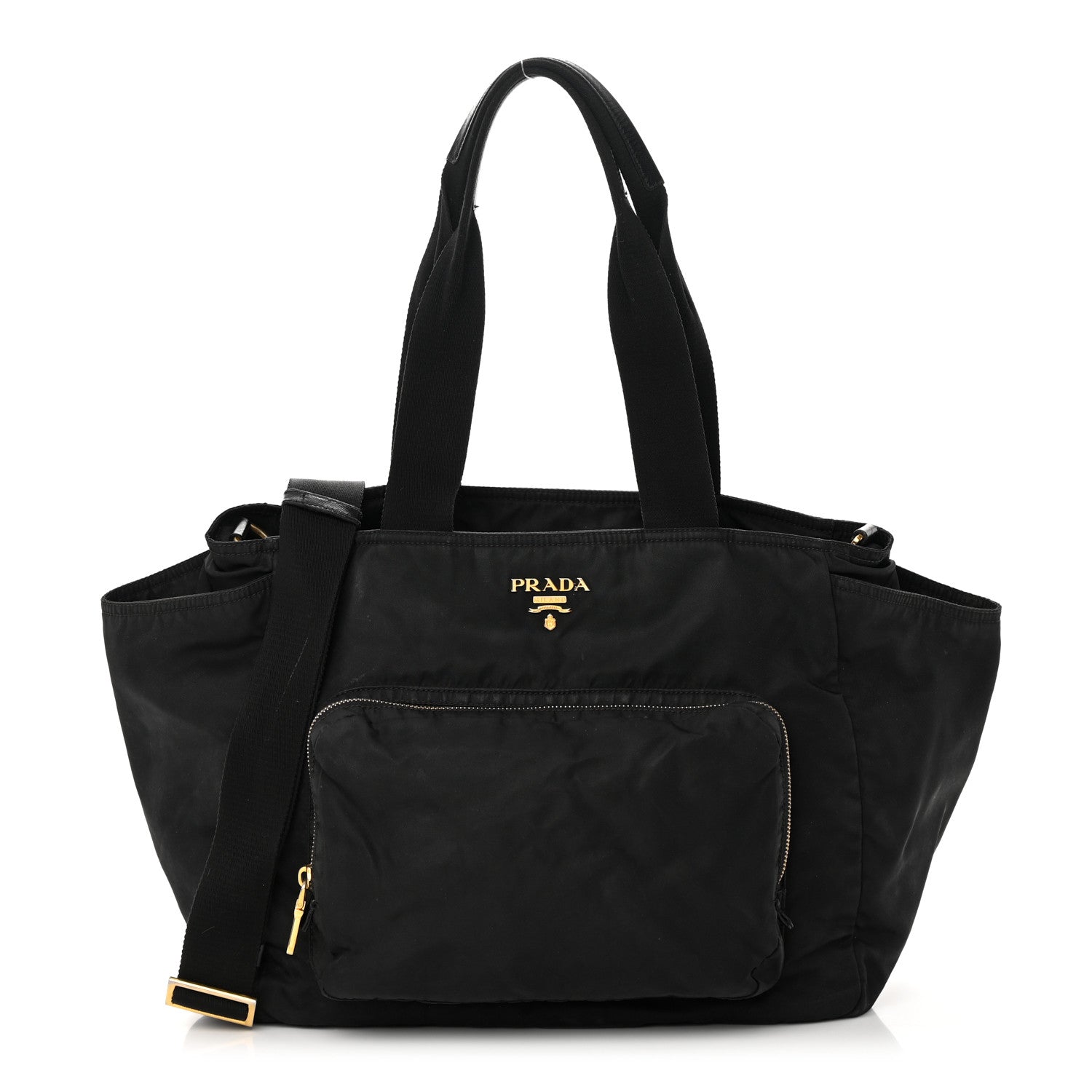 Prada Nylon Vela Baby Bag Black 1 of 20