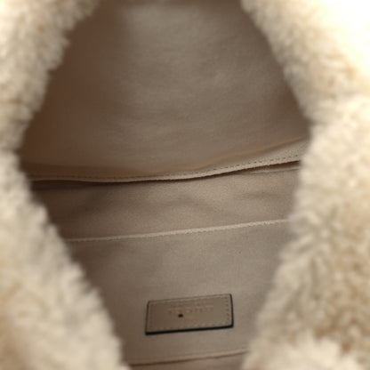 Gucci Shearling Small Jackie 1961 Shoulder Bag Ivory 5 of 10