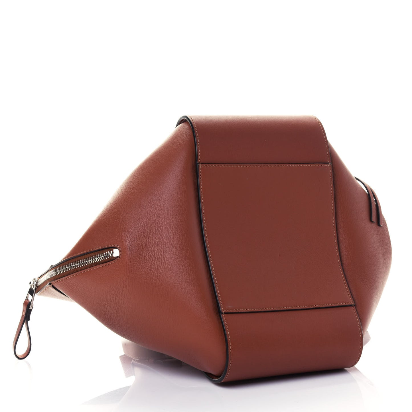 Calfskin Small Hammock Shoulder Bag Rust