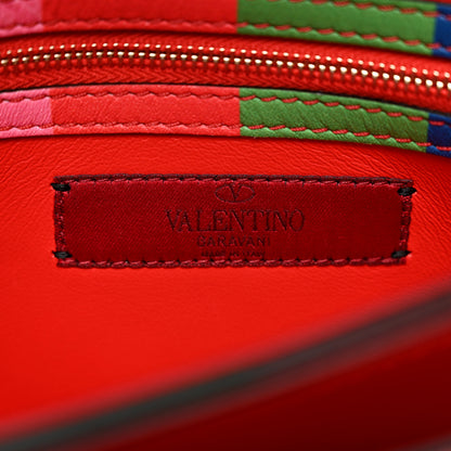 Valentino Garavani Vitello 1973 Rockstud Wristlet Clutch Multicolor 6 of 8