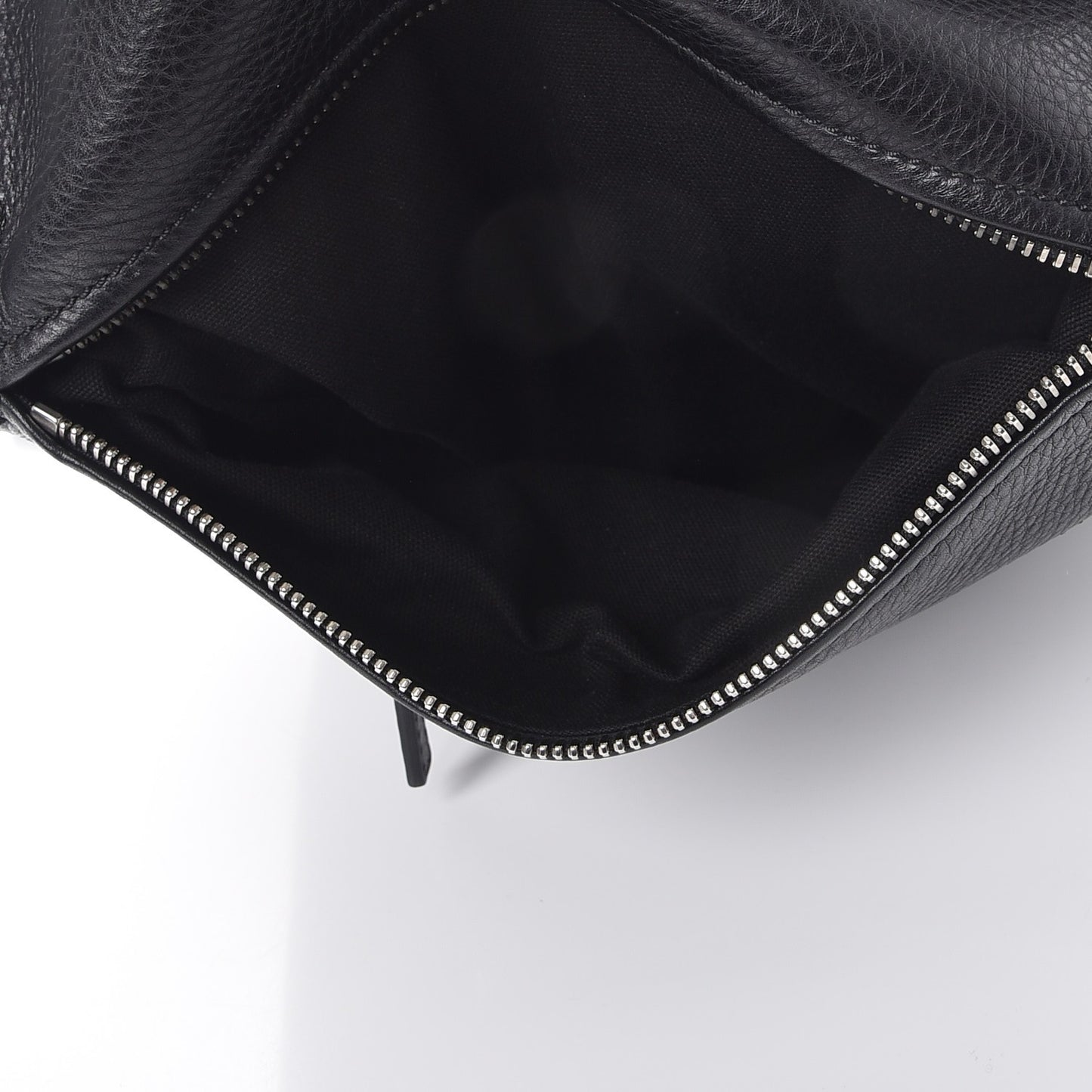 Pebbled Calfskin Pandora Backpack Black