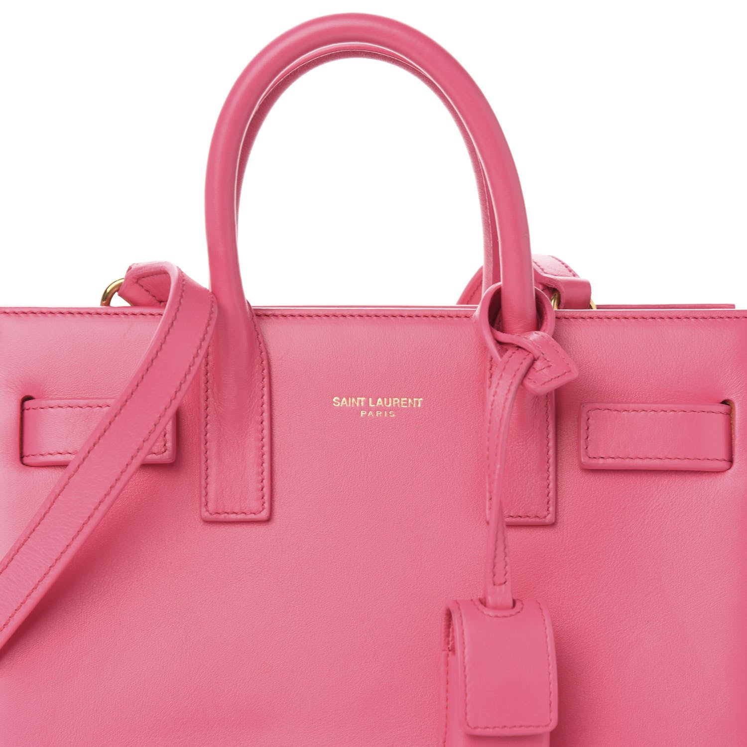 Saint Laurent Calfskin Nano Sac De Jour Rose Clair 9 of 9