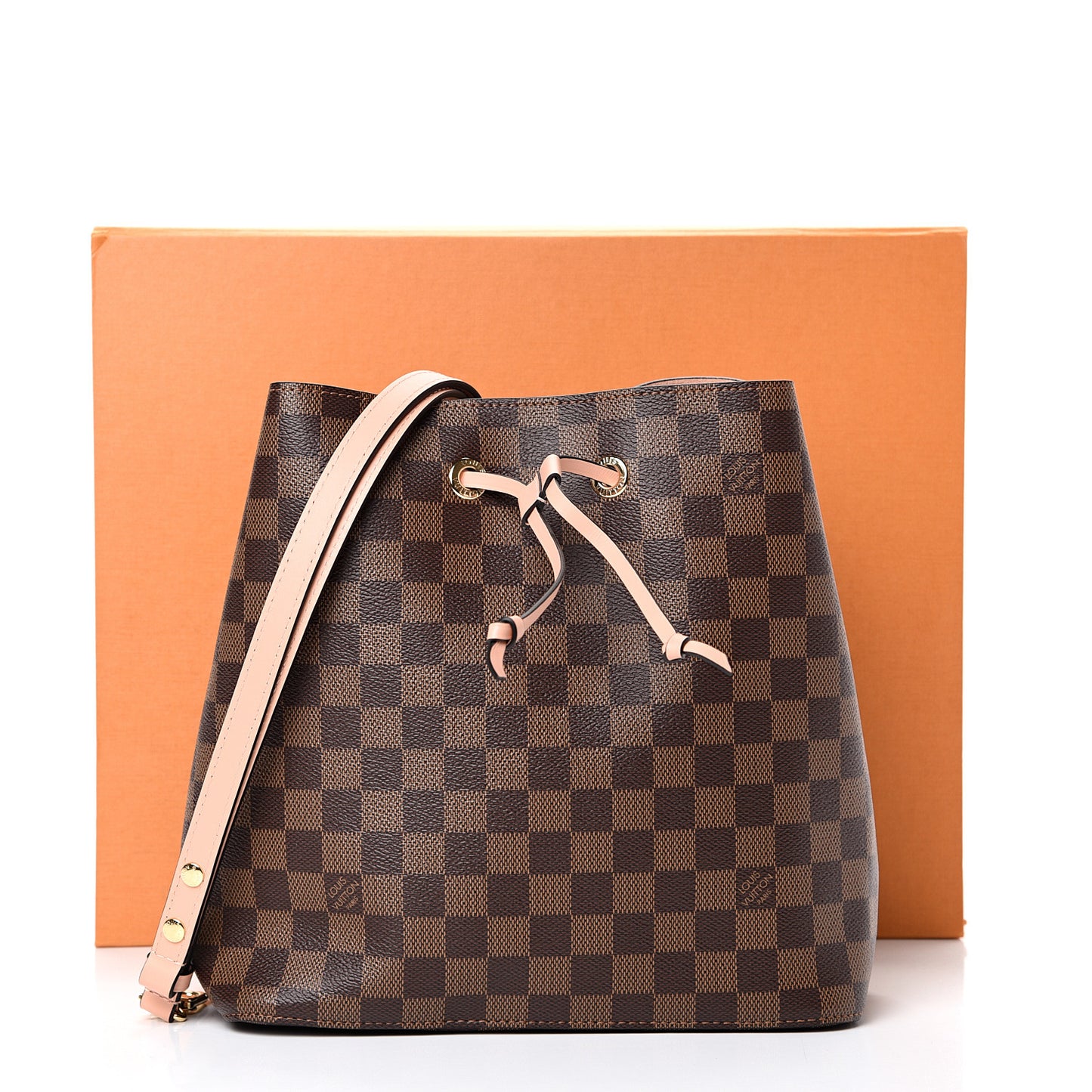 Damier Ebene Neonoe MM Venus Pink