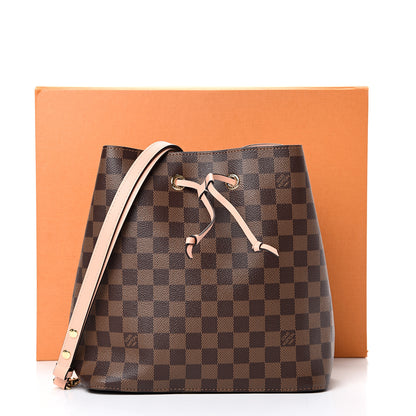 Louis Vuitton Damier Ebene Neonoe MM Venus Pink 10 of 10