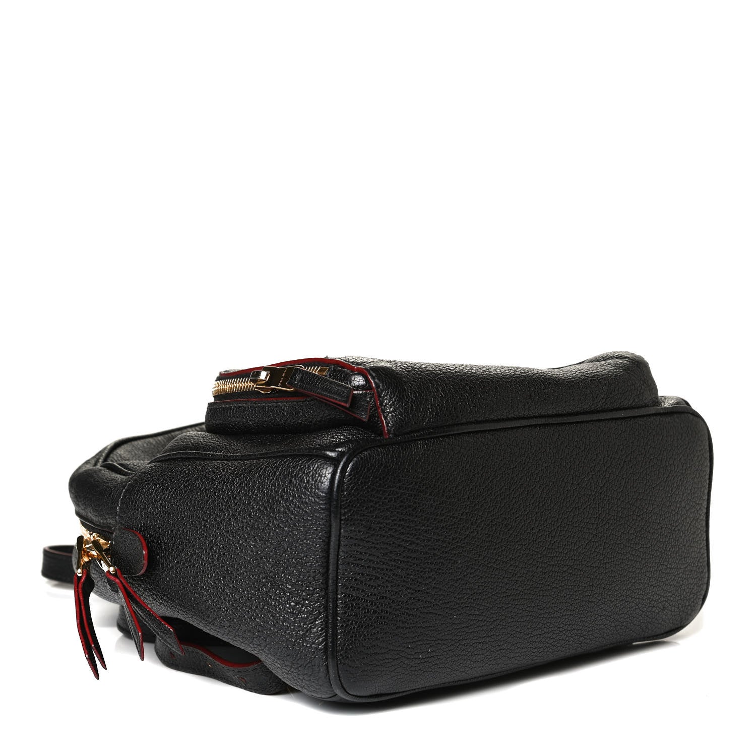 Miu Miu Goatskin Madras Backpack Black 5 of 24