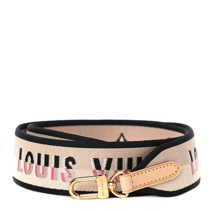 Louis Vuitton Jacquard Speedy Bandouliere 20 Shoulder Strap Black 1 of 6