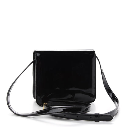 Fendi Vitello Vernice Mou Karligraphy Crossbody Bag Black 3 of 10