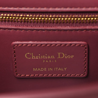 Christian Dior Smooth Calfskin 30 Montaigne Flap Bag Burgundy 5 of 10