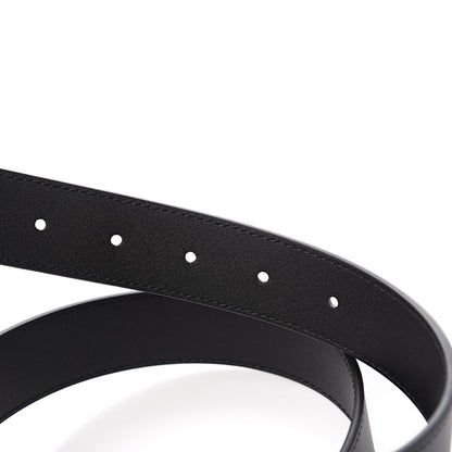 Gucci Calfskin Double G 30mm Belt 80 32 Black 5 of 7