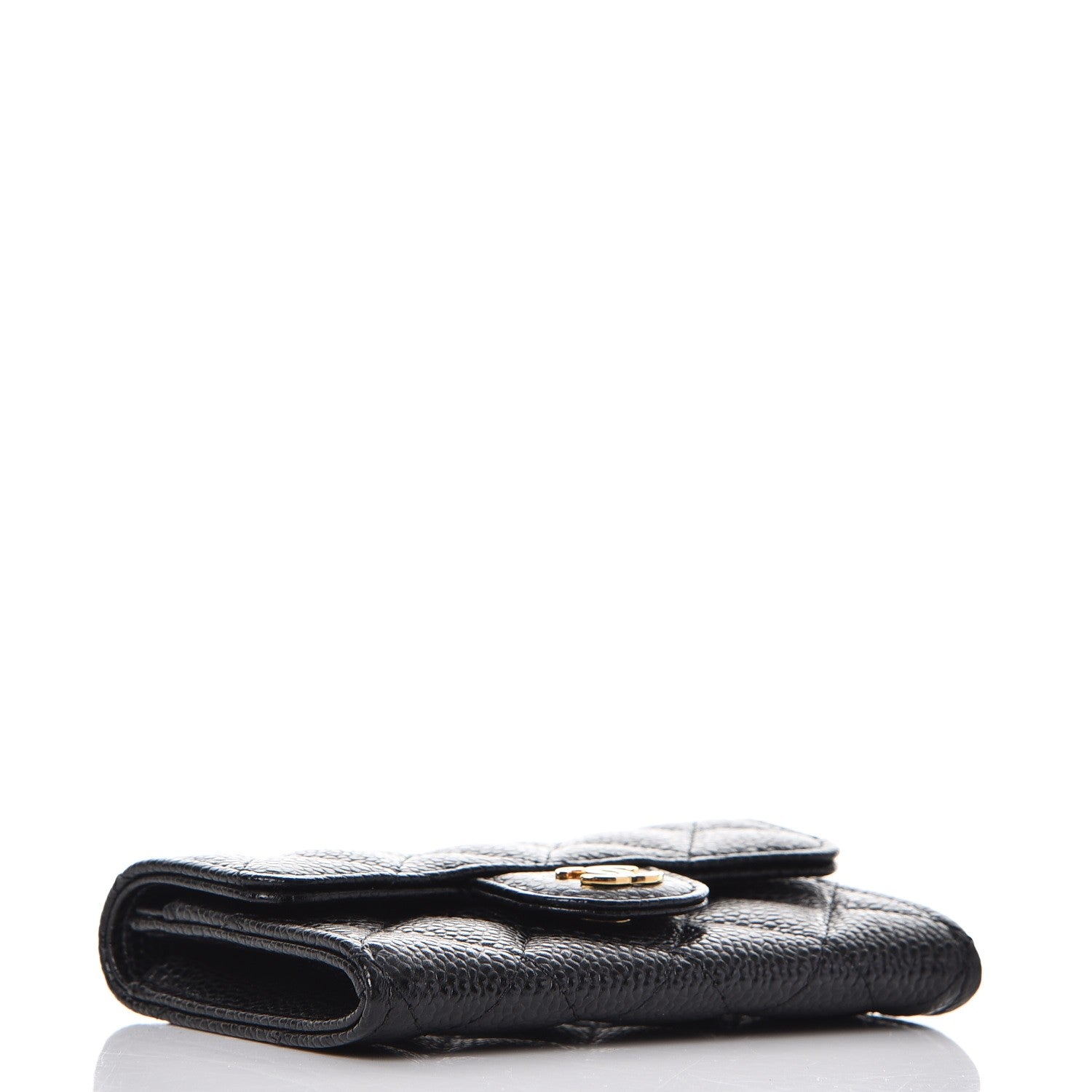 Chanel Caviar Quilted Flap Card Holder Black 4 of 9