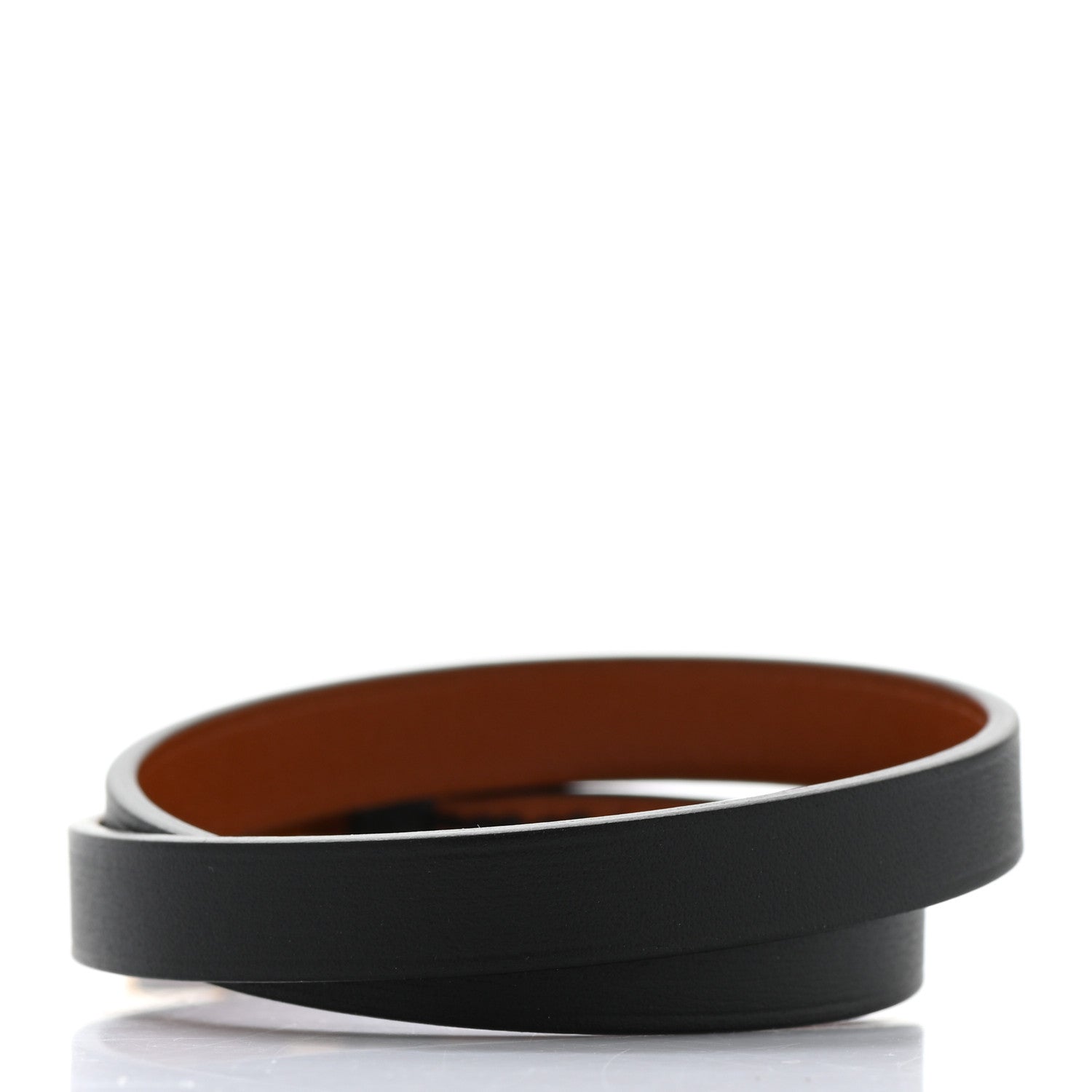 Hermes Swift Behapi Double Tour Bracelet T1 Black 2 of 5