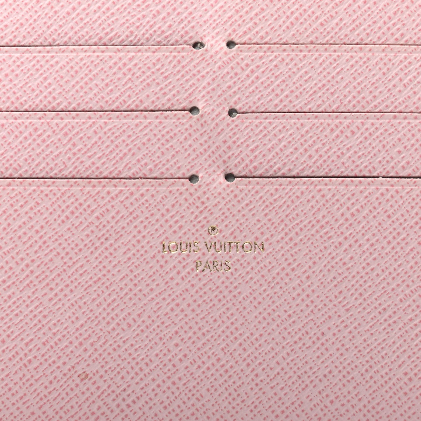 Calfskin Felicie Card Holder Insert Rose Ballerine