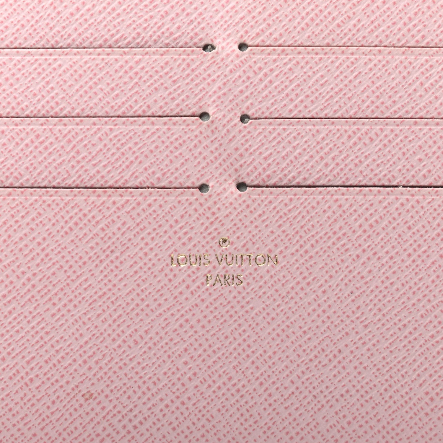 Louis Vuitton Calfskin Felicie Card Holder Insert Rose Ballerine 6 of 6