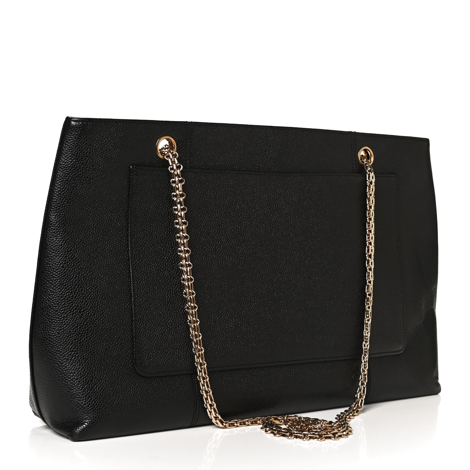 Chanel Caviar CC Shopping Tote Black 3 of 11