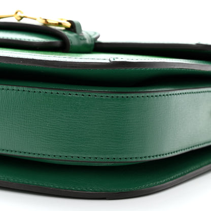 Gucci Azalea Calfskin Horsebit 1955 Shoulder Bag New Shamarock Emerald 10 of 12
