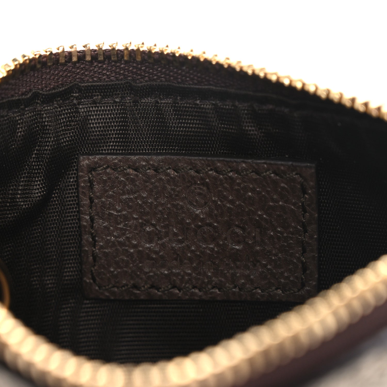 Gucci GG Supreme Monogram Selleria Key Case Brown 6 of 7