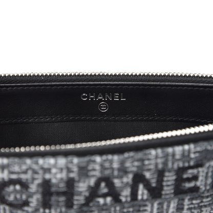Chanel Canvas Small Deauville Clutch With Chain Charcoal 6 of 8