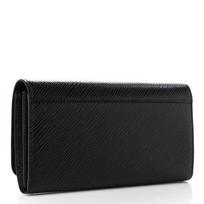 Louis Vuitton Epi Twist Wallet Black 3 of 10