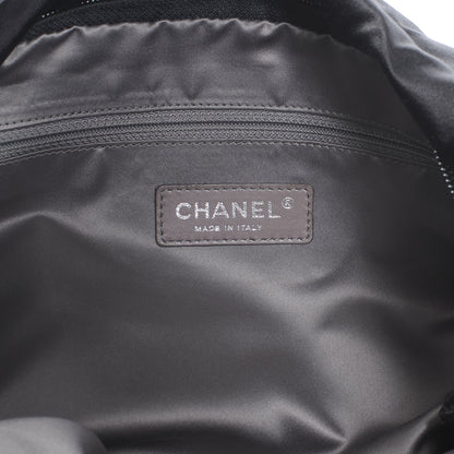 Chanel Satin Large Bow Bag Black 6 of 7