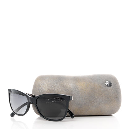Chanel Cat Eye Chain Polarized Sunglasses 5260-Q Black 8 of 8