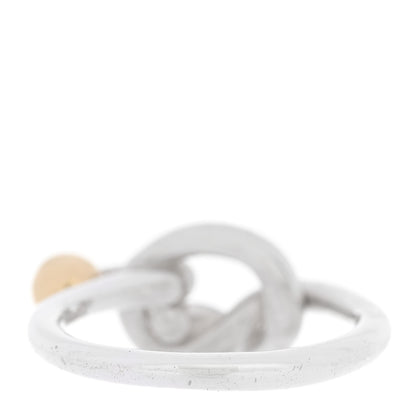 Tiffany Sterling Silver 18K Yellow Gold Love Knot Ring 47 4 3 of 4