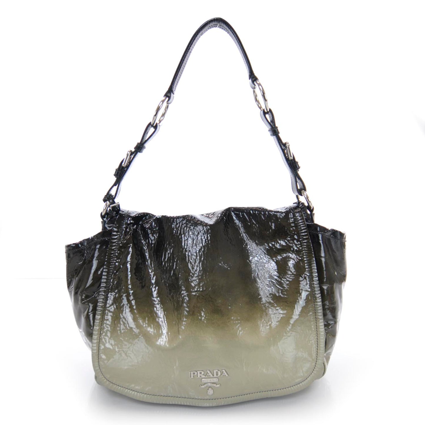Vernice Sfumata Flap Bag
