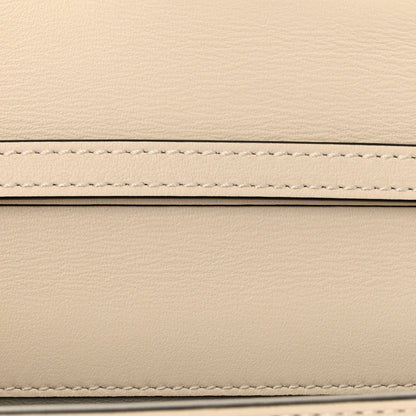 Valentino Garavani Calfskin Vlogo Small Loco Shoulder Bag Light Ivory 11 of 12