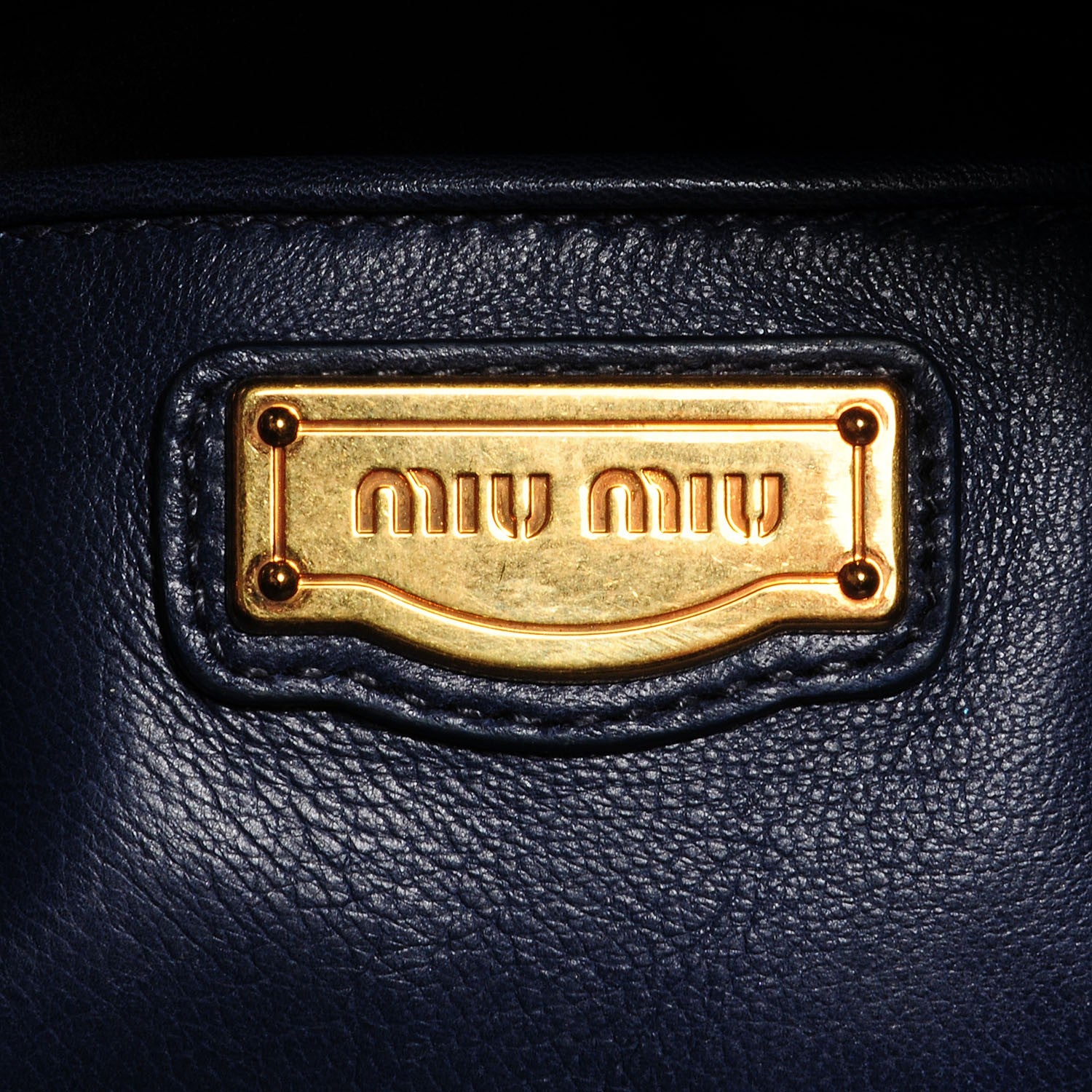 Miu Miu Nappa Matelasse Zip Satchel Matelasse Bleuette 8 of 9