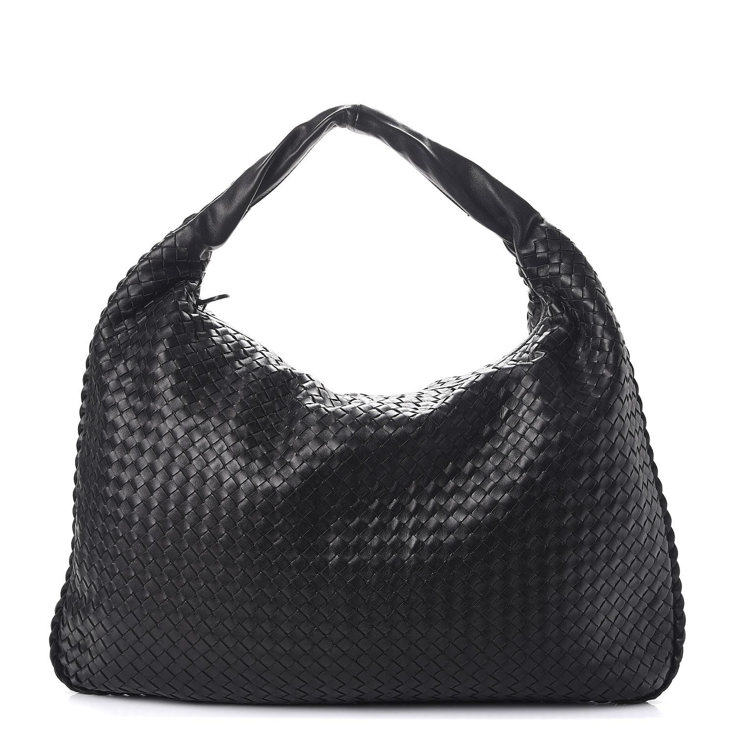 Bottega Veneta Nappa Intrecciato Maxi Veneta Hobo Nero Black 1 of 9