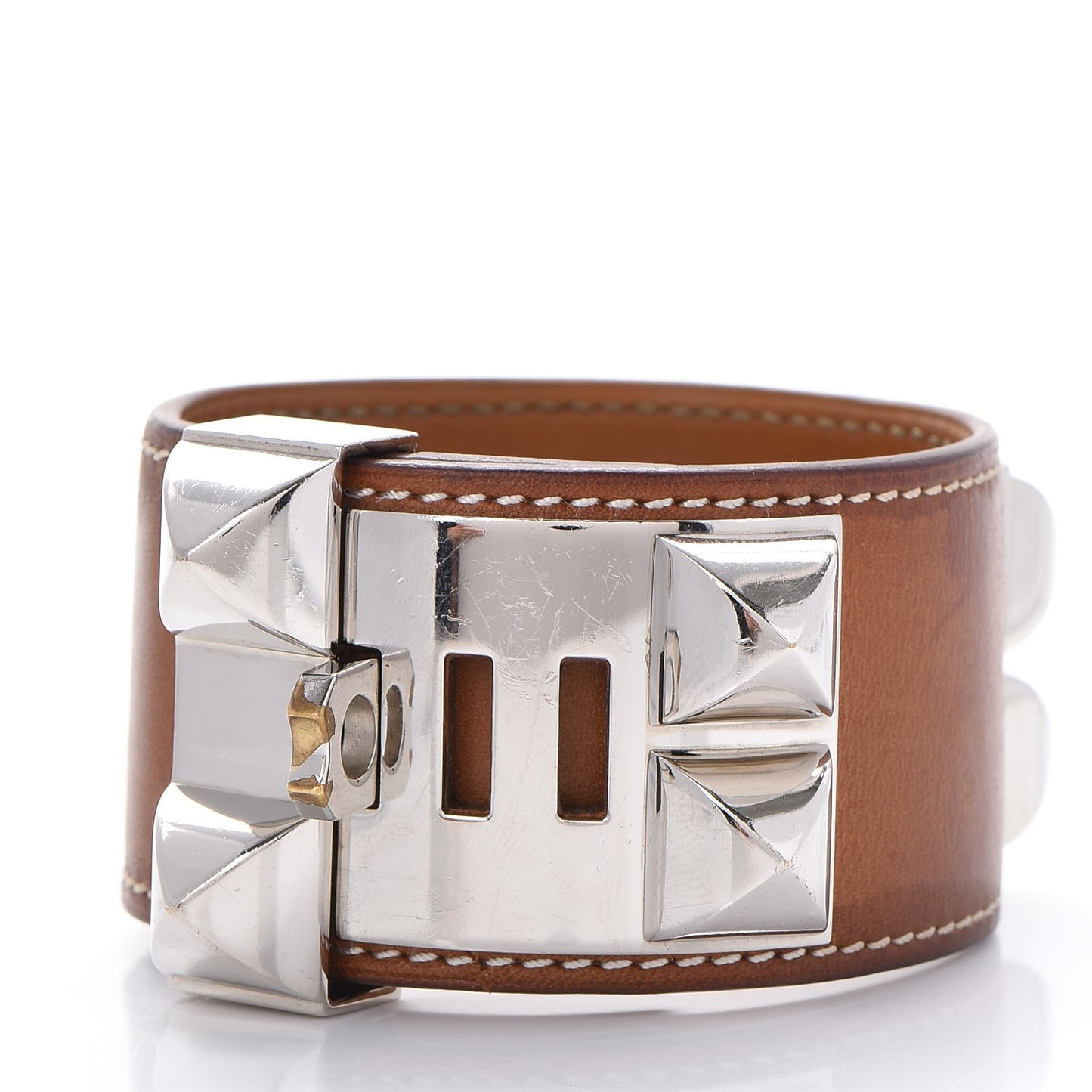 Barenia Collier De Chien CDC Bracelet L Fauve