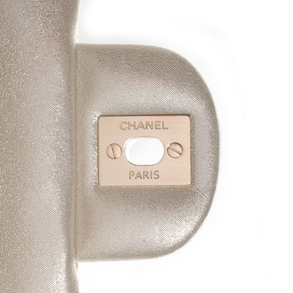 Chanel Iridescent Calfskin Crystal Dice Charm Mini Flap Metallic Gold 9 of 9