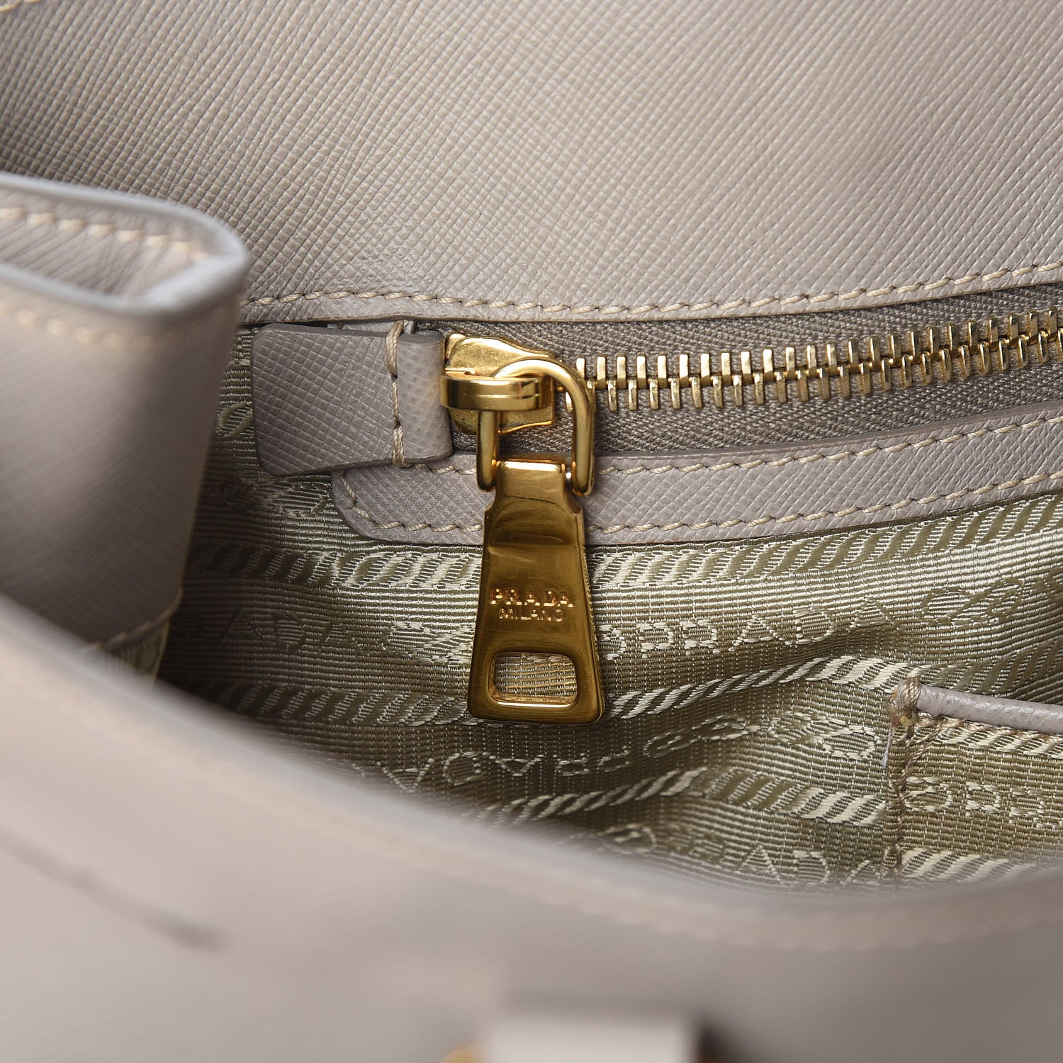 Prada Saffiano Lux Large Tote Argilla 18 of 19