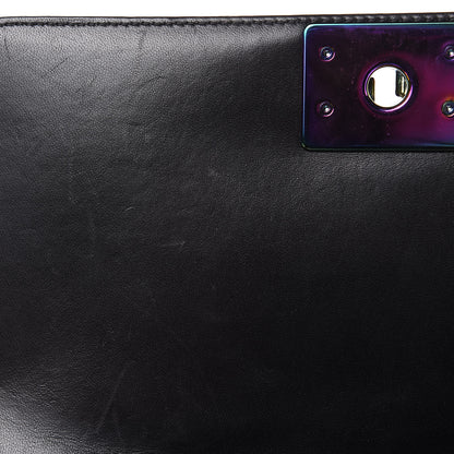Chanel Lambskin LED Iridescent Metal Medium Boy Flap Black Multicolor 13 of 16