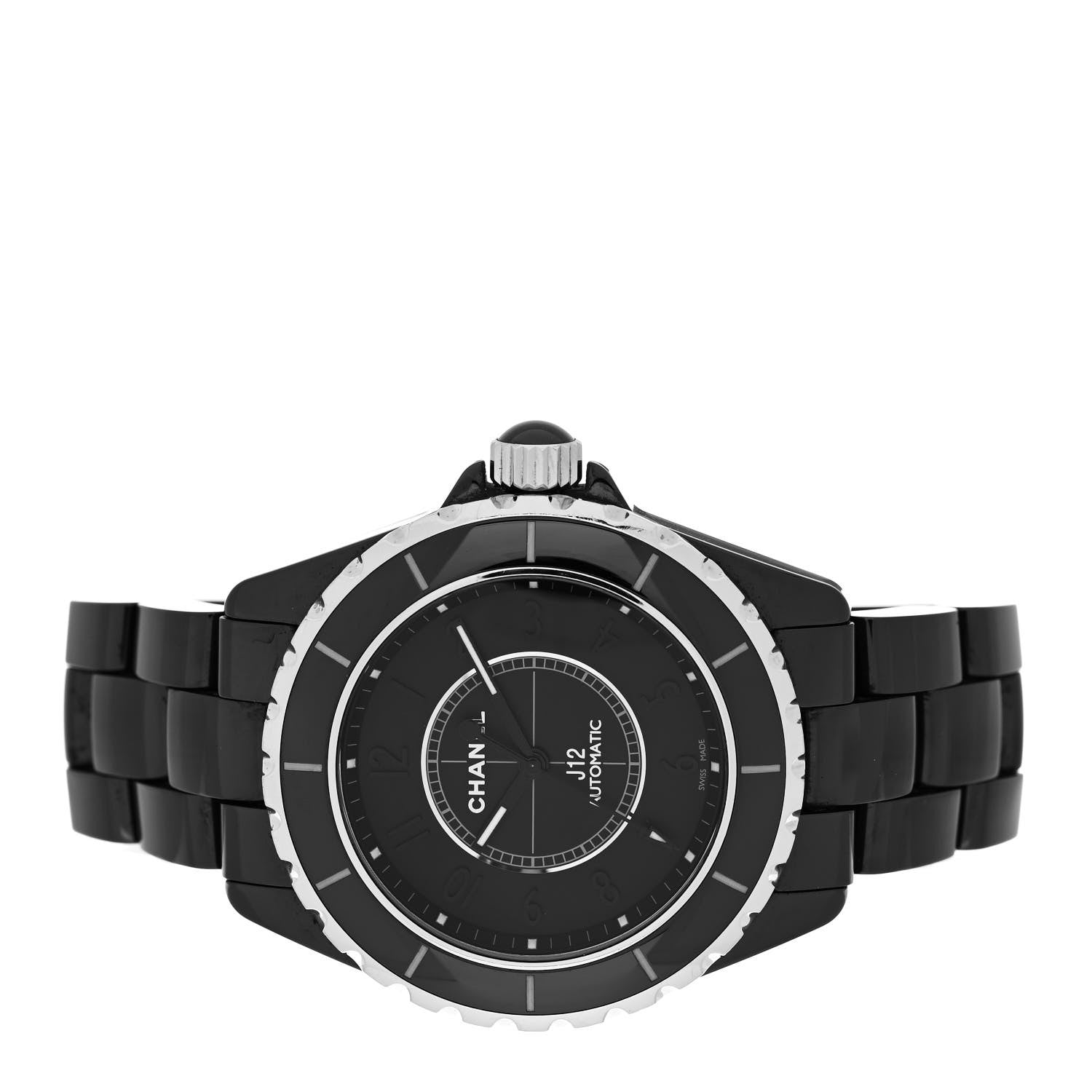 Chanel Stainless Steel Ceramic 38mm J12 Phantom Automatic Watch Black 2 of 4