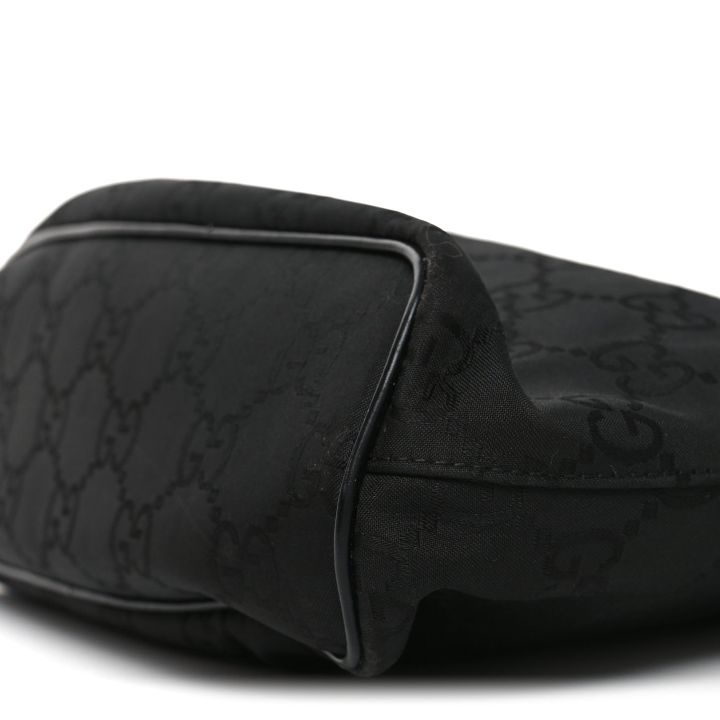 Nylon Monogram Small Hobo Black