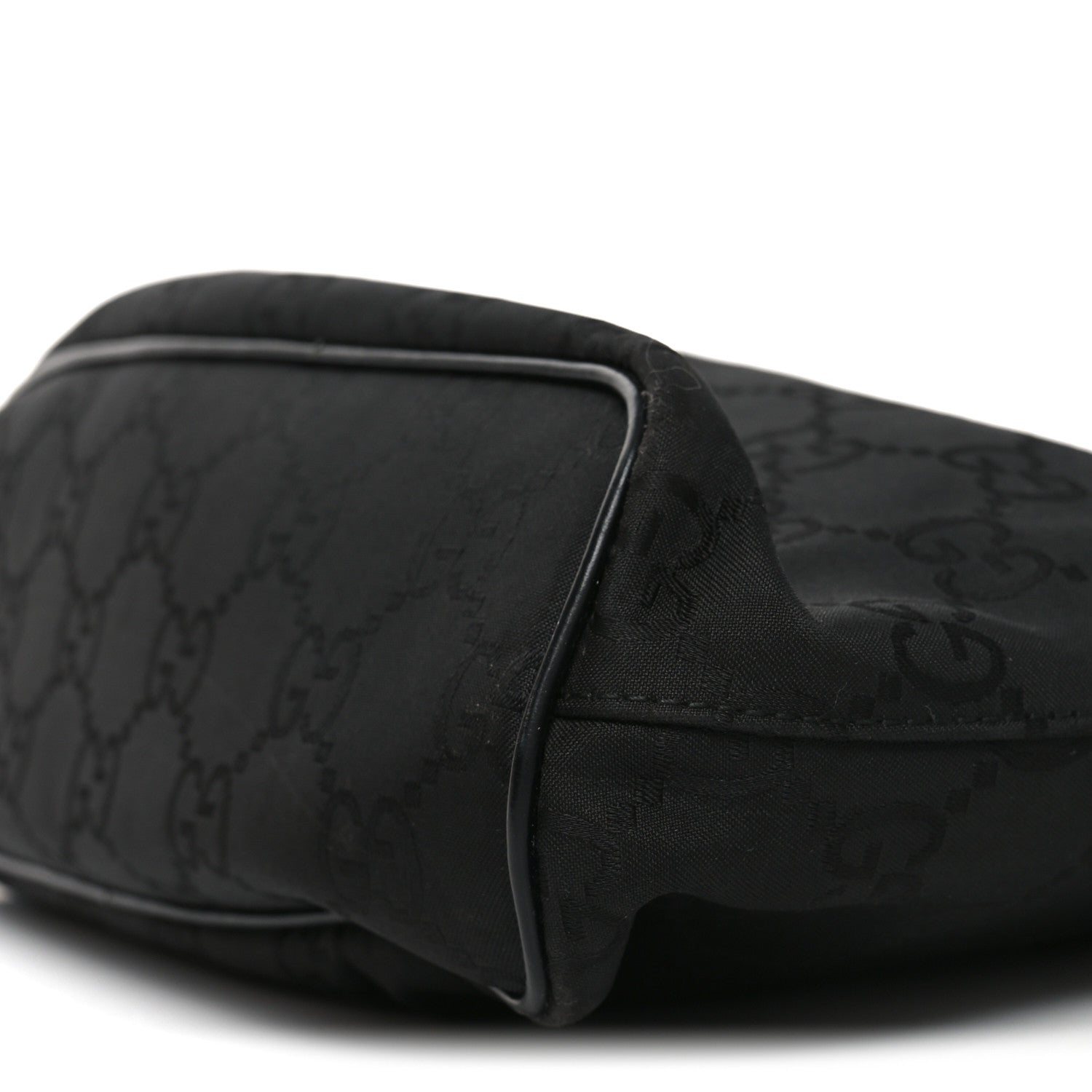Gucci Nylon Monogram Small Hobo Black 10 of 10