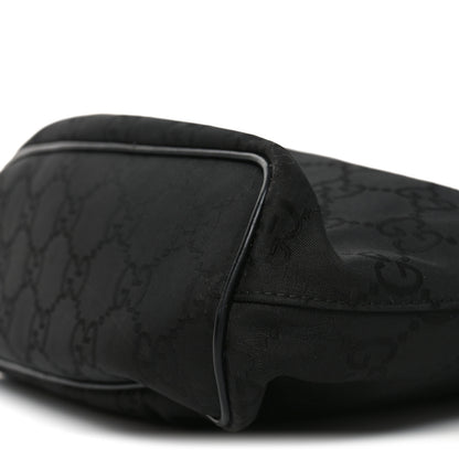Gucci Nylon Monogram Small Hobo Black 10 of 10