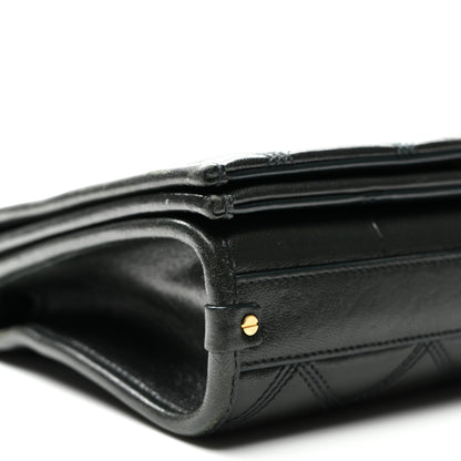 Saint Laurent Lambskin Quilted Mini Becky Chain Bag Vert Fonce 9 of 21