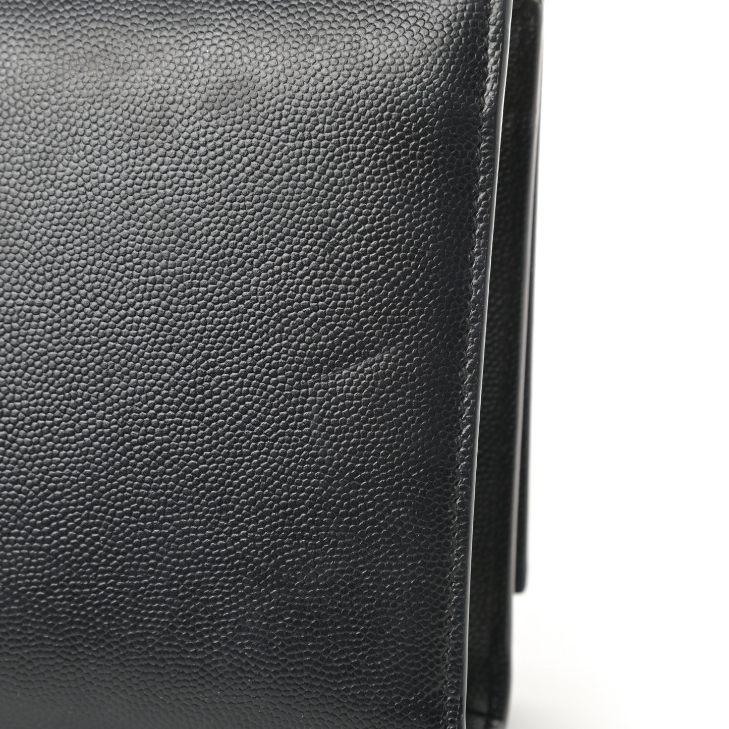 Grain De Poudre Medium Classic Monogram Kate Satchel Black