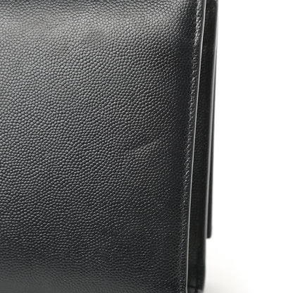 Saint Laurent Grain De Poudre Medium Classic Monogram Kate Satchel Black 18 of 18