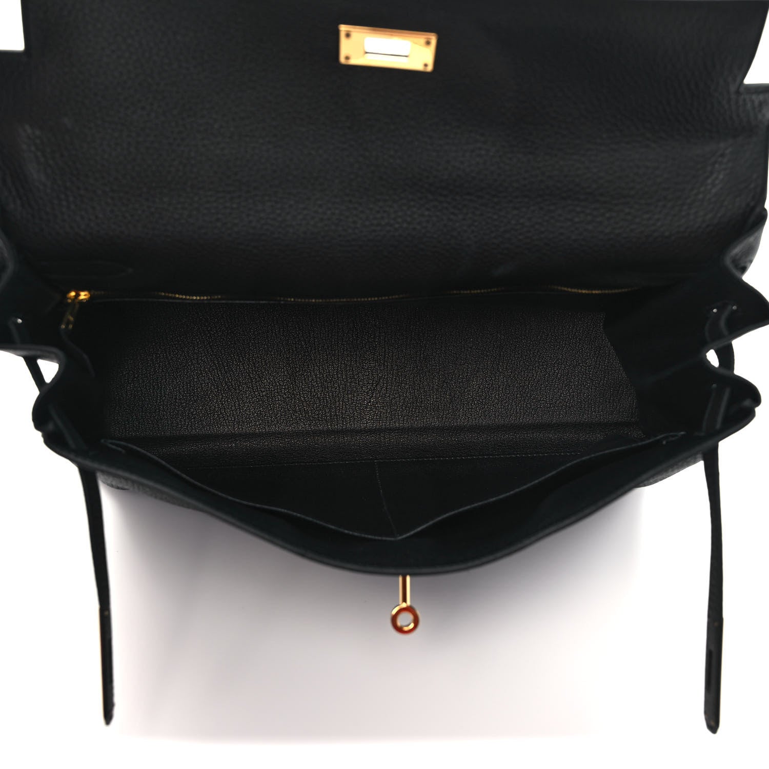 Hermes Togo Kelly Retourne 35 Black 5 of 9
